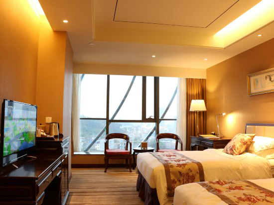 酒店客房辦公家具 廣東希爾頓酒店單人豪華套間配套方案