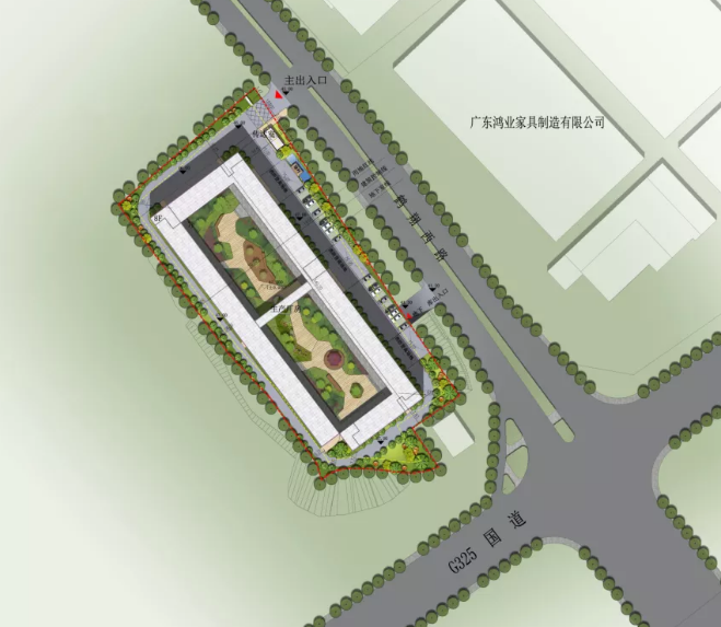 廣東鴻業家具新品牌耀江醫療地理位置