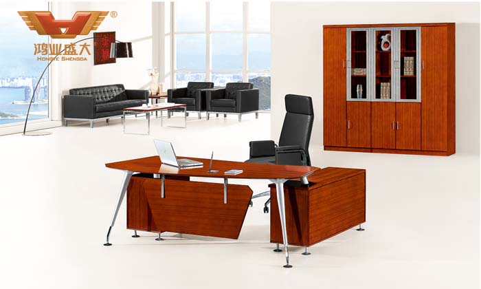2016采購人性化設計的實木寫字臺
