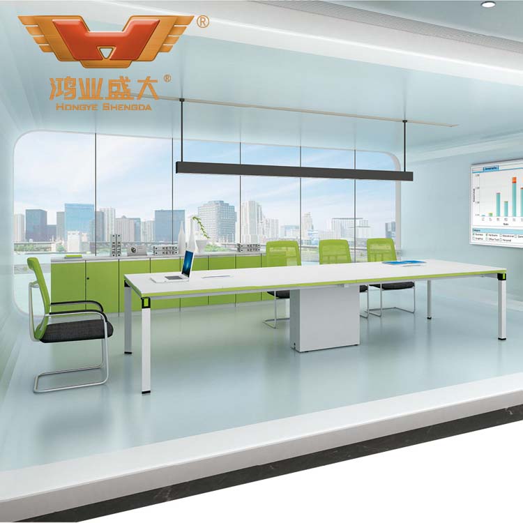 白色時(shí)尚會(huì)議臺(tái) 條形會(huì)議臺(tái)訂制 H50-0304