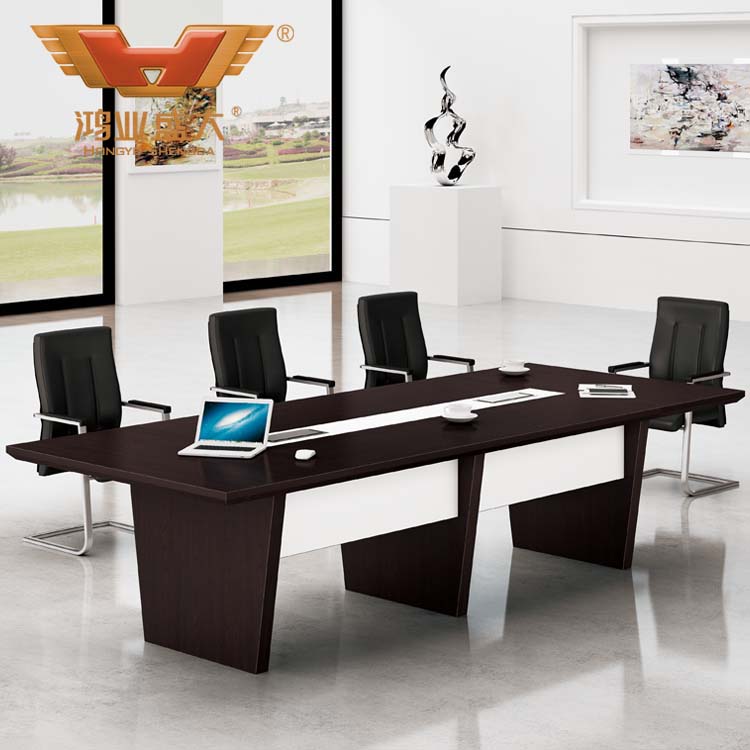 黑白相間會議臺 時尚會議臺廠家H80-0362