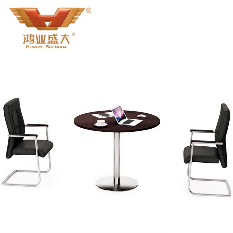 圓形現代洽談桌 不銹鋼腳洽談臺H80-0364