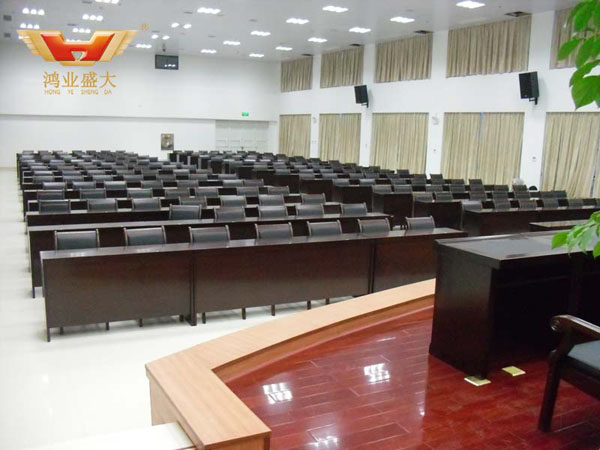 會議大廳辦公家具 湘投金天鈦金屬公司會議室配套方案