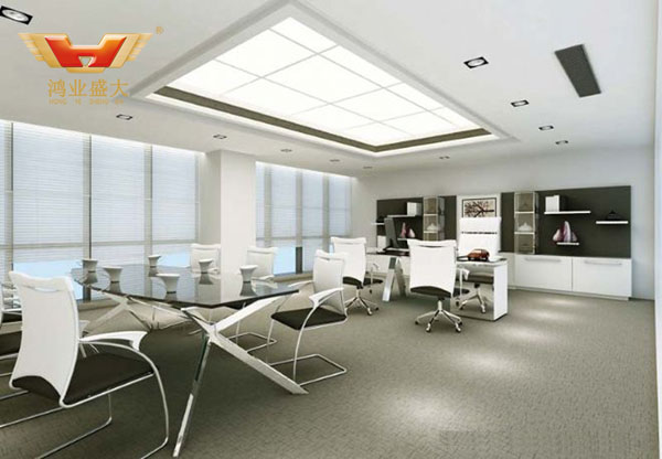 員工區辦公家具 陽江長城汽車4S店員工區配套方案