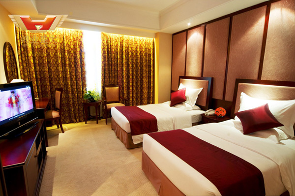 酒店客房辦公家具 廣東希爾頓酒店雙人套房配套方案