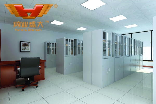 鴻業設計師根據要點1,為客戶設計的3D資料檔案室家具擺放效果圖解決方案 鴻業設計師根據要點1,為客戶設計的3D資料檔案室家具擺放效果圖解決方案