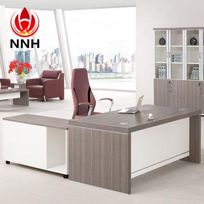 現(xiàn)代簡(jiǎn)約板式辦公家具 銀松木辦公桌NNH-JT03