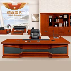 泰柚木實木辦公桌 總裁臺 HY-D鴻業8號