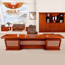 泰柚木實木辦公桌 總裁臺 HY-D鴻業2號