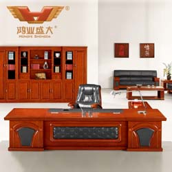 紅棕色總裁臺 總裁臺批發HY-D3836