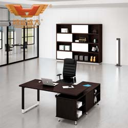 現代簡約辦公班臺 廣東辦公班臺批發H80-0168